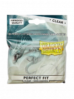 Koszulki ochronne na karty Dragon Shield - Perfect Fit Sideloading Clear (100 szt.)