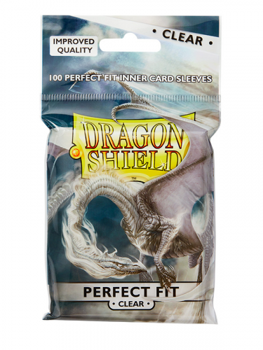 Koszulki ochronne na karty Dragon Shield - Perfect Fit Toploading Clear (100 szt.)