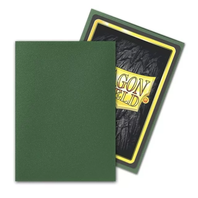 Ochranné obaly na karty Dragon Shield - Standard Sleeves Matte Forest Green (100 ks)