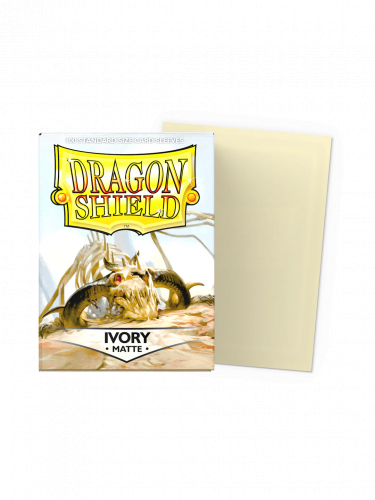 Koszulki ochronne na karty Dragon Shield - Standard Sleeves Matte Ivory (100 szt.)