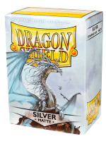 Koszulki ochronne na karty Dragon Shield - Standard Sleeves Matte Silver (100 szt.)