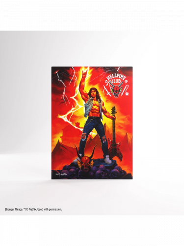 Koszulki ochronne na karty Stranger Things - Hellfire Club: Premium Art Sleeves Card Eddie Munson (50 szt.)