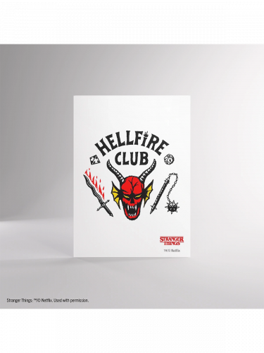 Koszulki ochronne na karty Stranger Things - Hellfire Club: Premium Art Sleeves Card Hellfire Club (50 szt.)