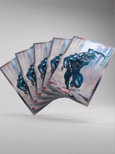 Koszulki ochronne na karty Gamegenic - Marvel Super Heroes - Premium Double Sleeving Black Panther (105 szt.)