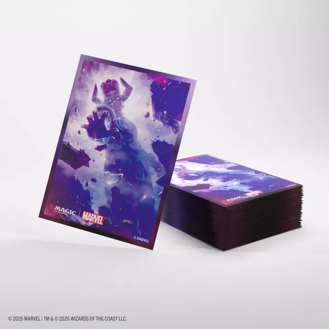 Koszulki ochronne na karty Gamegenic - Marvel Super Heroes - Premium Double Sleeving Galactus Token (105 szt.) - Magic The Gathering