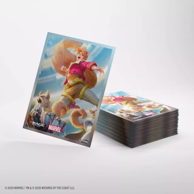 Koszulki ochronne na karty Gamegenic - Marvel Super Heroes - Premium Double Sleeving GoNuts! (105 szt.) - Magic The Gathering