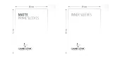 Koszulki ochronne na karty Gamegenic - Matte Double Sleeving Pack (2x 100 szt.) - Magic The Gathering