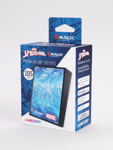 Koszulki ochronne na karty Gamegenic - MTG x Marvel's Spider-Man: Premium Art Sleeves Spider-Man Island (105 szt.)