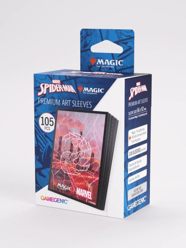 Koszulki ochronne na karty Gamegenic - MTG x Marvel's Spider-Man: Premium Art Sleeves Spider-Man Mountain (105 szt.)