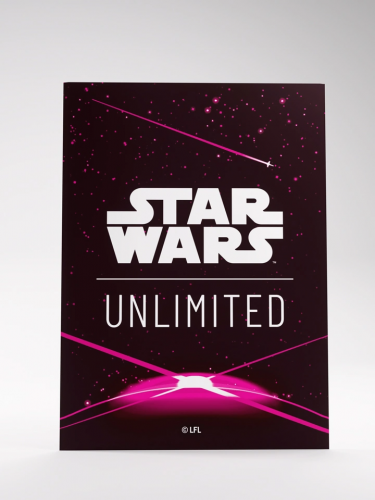 Koszulki ochronne na karty Gamegenic - Star Wars: Unlimited Art Sleeves Card Back Magenta (62 szt.)