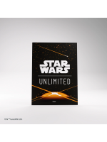 Koszulki ochronne na karty Gamegenic - Star Wars: Unlimited Art Sleeves Card Back Orange (62 szt.)