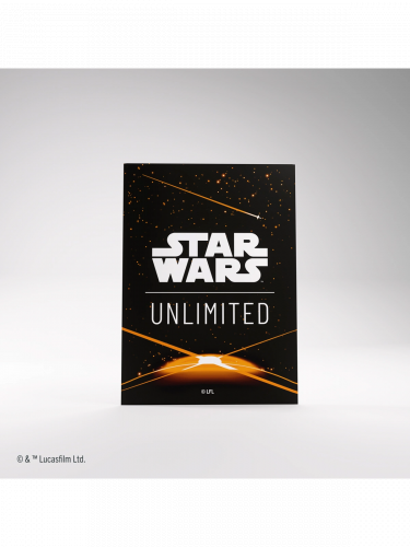Koszulki ochronne na karty Gamegenic - Star Wars: Unlimited Art Sleeves Card Back Orange (62 szt.)