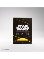 Koszulki ochronne na karty Gamegenic - Star Wars: Unlimited Art Sleeves Card Back Yellow (62 szt.)