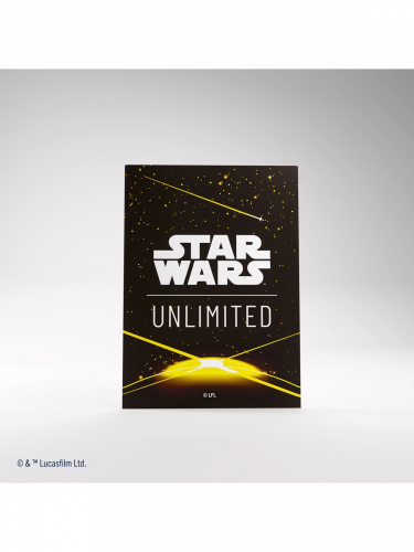 Koszulki ochronne na karty Gamegenic - Star Wars: Unlimited Art Sleeves Card Back Yellow (62 szt.)