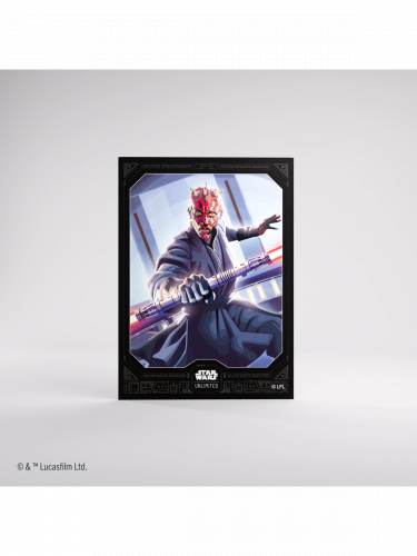 Koszulki ochronne na karty Gamegenic - Star Wars: Unlimited Art Sleeves Darth Maul (62 szt.)