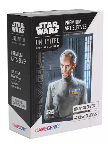 Koszulki ochronne na karty Gamegenic - Star Wars: Unlimited Art Sleeves: Grand Moff Tarkin (80 szt.)