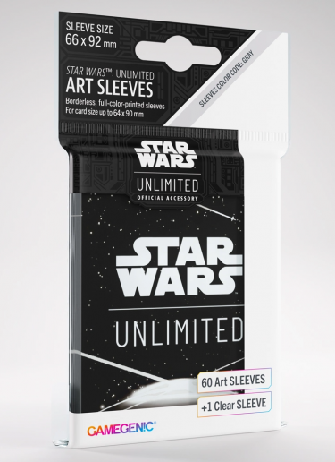 Koszulki ochronne na karty Gamegenic - Star Wars: Unlimited Art Sleeves Logo White (61 szt.)