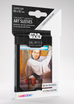 Koszulki ochronne na karty Gamegenic - Star Wars: Unlimited Art Sleeves Obi-Wan Kenobi (61 szt.)