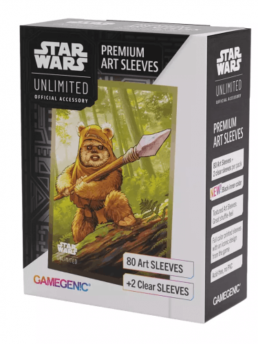 Koszulki ochronne na karty Gamegenic - Star Wars: Unlimited Art Sleeves: Wicket (80 szt.)