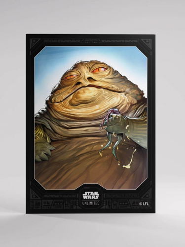 Koszulki ochronne na karty Gamegenic - Star Wars: Unlimited: Premium Art Sleeves Jabba the Hutt (60 szt.)
