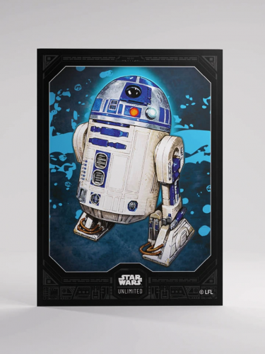 Koszulki ochronne na karty Gamegenic - Star Wars: Unlimited: Premium Art Sleeves R2D2 (60 szt.)