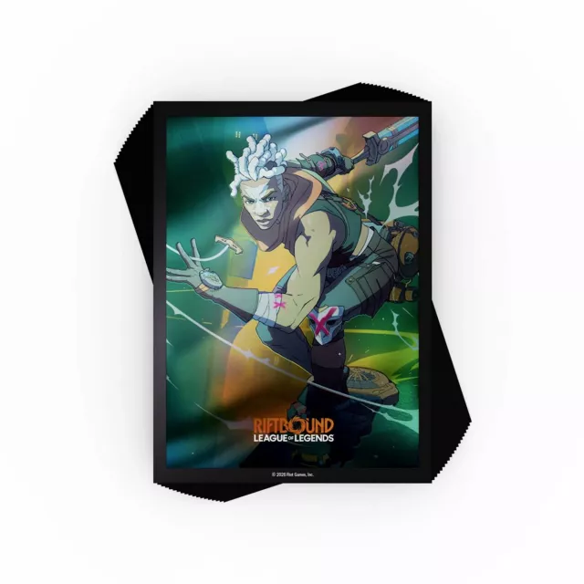 Koszulki ochronne na karty Riftbound - Radiance Ekko (100 szt.) - League of Legends
