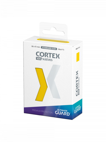 Koszulki ochronne na karty Ultimate Guard - Cortex Sleeves Standard Size Yellow (100 szt.)