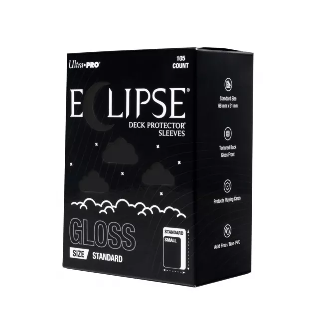Koszulki ochronne na karty Ultra Pro - Eclipse Deck Protector - Jet Black (105 szt.)