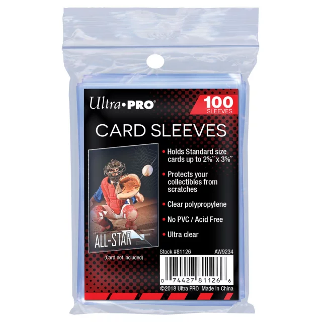 Koszulki ochronne na karty Ultra Pro - Standard Sleeves Regular Soft (100) - Kolekcjonerska gra karciana TCG