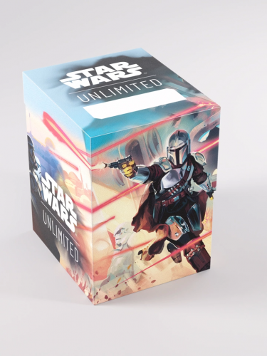 Pudełko na karty Gamegenic - Star Wars: Unlimited Soft Crate Mandalorian/Moff Gideon