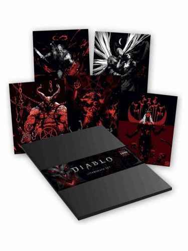 Litografia Diablo - Premium Art Set (5 szt.)