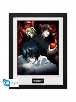 Plakat w ramce Death Note - Light, L and Misa