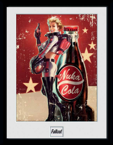 Plakat w ramce Fallout - Nuka Cola