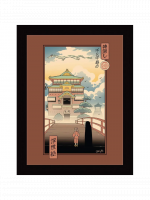 Plakat w ramce Ghibli - Ukiyoe Spirits