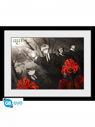 Plakat w ramce Tokyo Ghoul: RE - Red Flowers