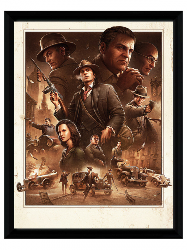 Oprawiony plakat Xzone Originals - Cosa Nostra