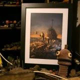 Oprawiony plakat Xzone Originals - Machinarium