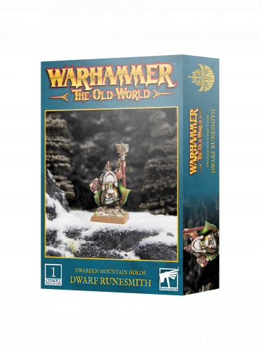 Warhammer The Old World - Dwarfen Mountain Holds - Dwarf Runesmith (1 figurka)