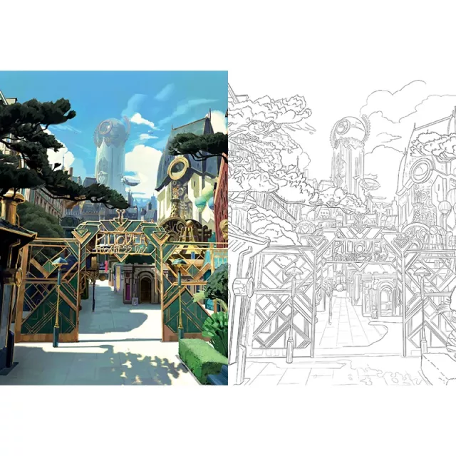 Kolorowanki dla dorosłych Arcane: The Official Colouring Book ENG - Książka