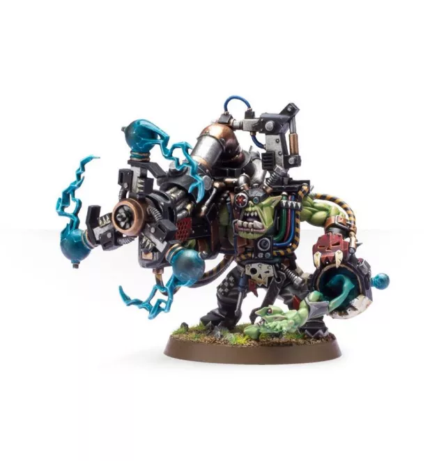 W40k: Orks - Big Mek with Shokk Attack Gun (1 figurka) - Warhammer