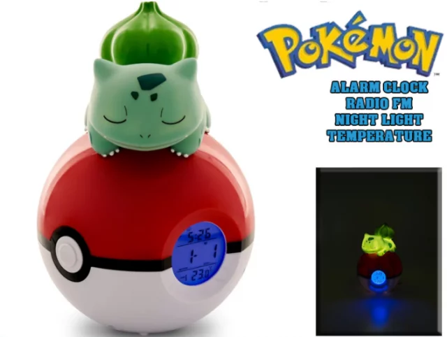 Budzik Pokémon - Bulbasaur