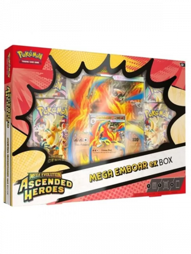 Gra karciana Pokémon TCG: Mega Evolution - Ascended Heroes ex Box - Mega Emboar