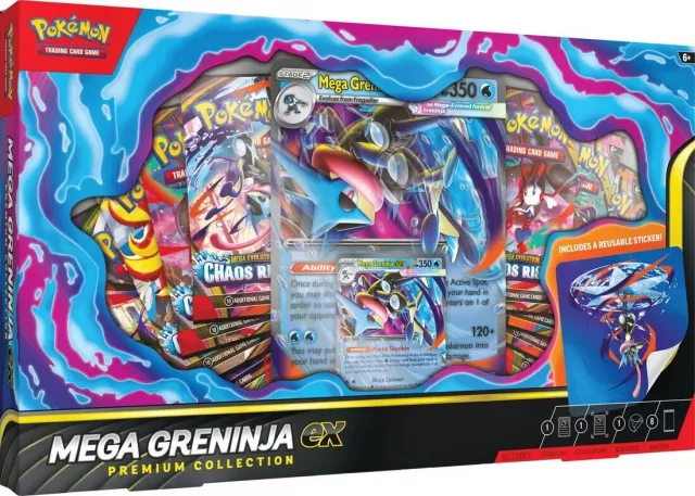 Gra karciana Pokémon TCG - Mega Greninja ex Premium Collection - Kolekcjonerska gra karciana TCG