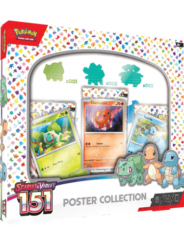 Gra karciana Pokémon TCG: Scarlet & Violet 151 - Poster Collection