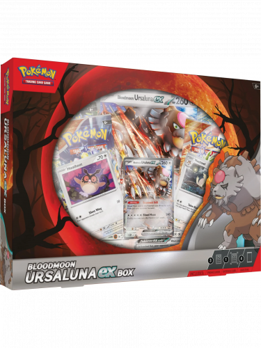 Gra karciana Pokémon TCG: Scarlet & Violet ex Box - Bloodmoon Ursaluna ex