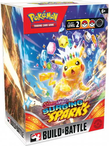 Gra karciana Pokémon TCG: Scarlet & Violet - Surging Sparks Build & Battle Box