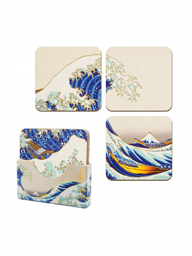 Podkładki Hokusai Katsushika - The Great Wave (4 szt.)