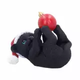 Ozdoba choinkowa Jingle Paws - Cat in Santa Hat Playing With Bauble (Nemesis Now) - Wisiorek