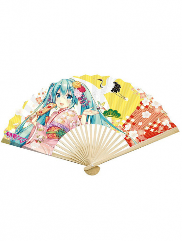 Wachlarz Hatsune Miku - Hatsune Miku & Twins Kimono