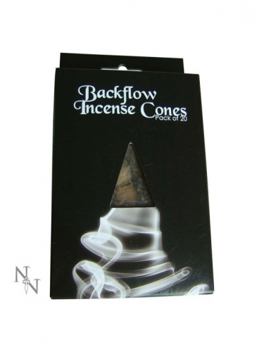 Kadzidełka stożkowe Backflow Incense Cones - Jasmine (20 sztuk)